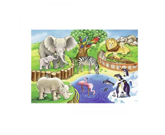 Παζλ 2X12 Κομμάτια Ravensburger Ζωολογικός Κήπος John Hellas | Πάζλ στο MarkCenter