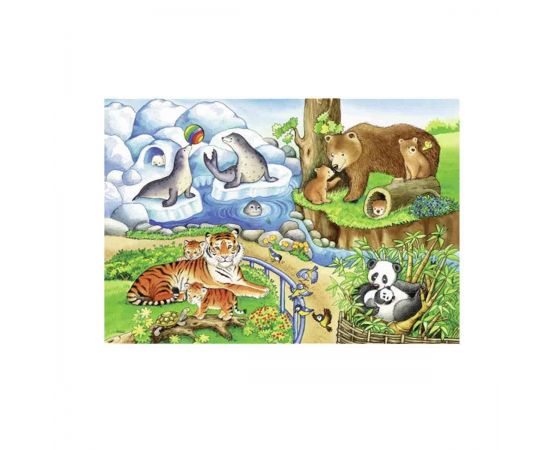 Παζλ 2X12 Κομμάτια Ravensburger Ζωολογικός Κήπος John Hellas | Πάζλ στο MarkCenter