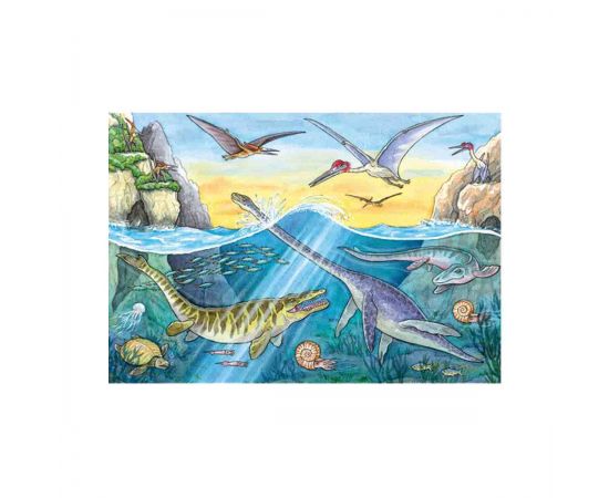 Παζλ 2X24 Κομμάτια Ravensburger Δεινόσαυροι John Hellas | Πάζλ στο MarkCenter