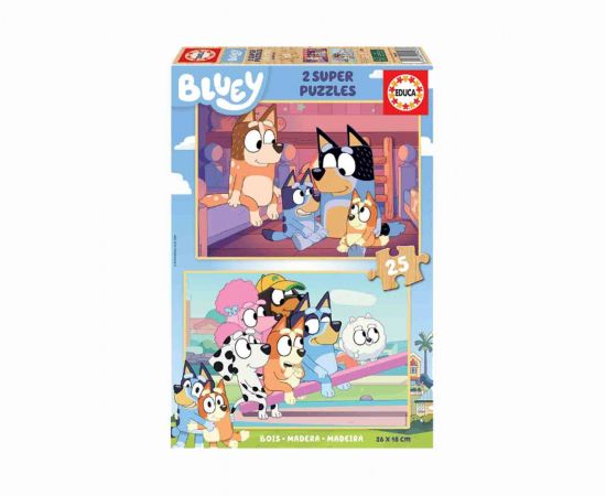 Bluey Ξύλινο 2x25 Παζλ Remoundo | Πάζλ στο MarkCenter