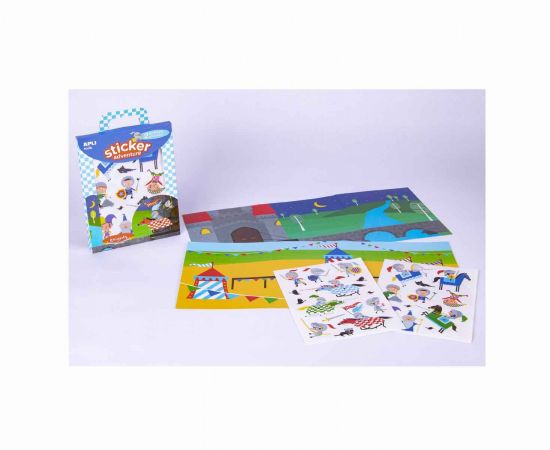 Αυτοκόλλητα Adventure Knights APLI | Βιβλία Παιδικά στο MarkCenter