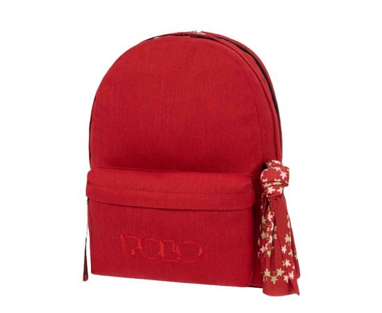 Τσάντα Πλάτης POLO Original Double Scarf Κόκκινο Polo | Σχολικές Τσάντες - Κασετίνες στο MarkCenter