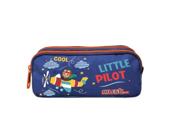 Κασετίνα Βαρελάκι Little Pilot | 000585109 Διακάκης | Σχολικές Τσάντες - Κασετίνες στο MarkCenter