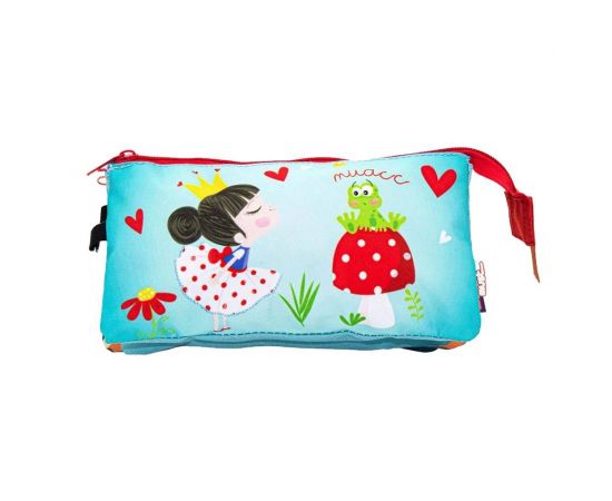 Κασετίνα Βαρελάκι Princess with Frog | 000585087 Διακάκης | Σχολικές Τσάντες - Κασετίνες στο MarkCenter