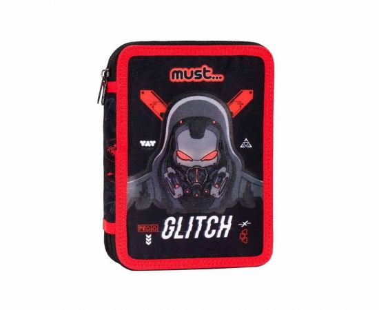 Κασετίνα Διπλή Γεμάτη Glitch 000585072 Διακάκης | Σχολικές Τσάντες - Κασετίνες στο MarkCenter