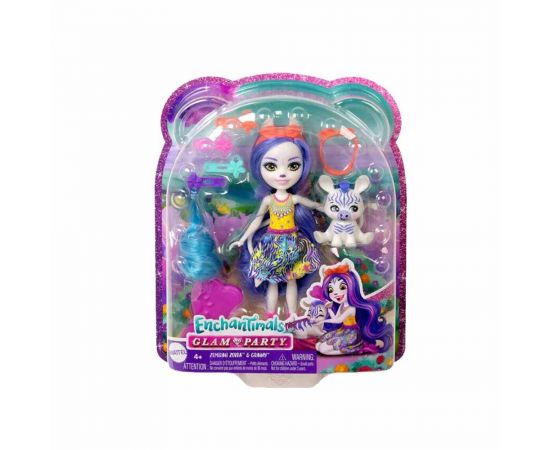 Enchantimals Glam Party Ζέβρα Mattel | Παιχνίδια για Κορίτσια στο MarkCenter
