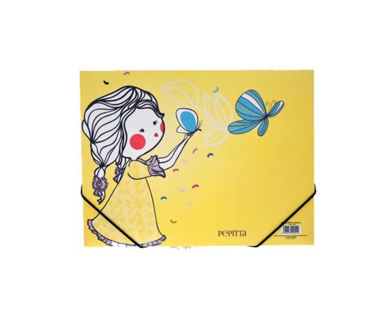 Κουτί Αρχειοθέτησης με λάστιχο Pepitta A4 ράχη 3cm Butterflies A & G Paper | Είδη Αρχειοθέτησης στο MarkCenter