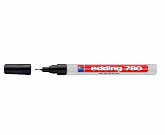 Μαρκαδόρος Ανεξίτηλος Edding 780 Μαύρος Edding | Γραφική Ύλη στο MarkCenter