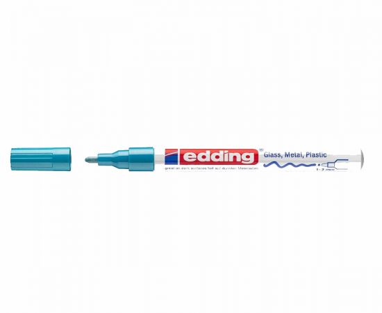 Μαρκαδόρος Ανεξίτηλος Edding 751 Γαλάζιο Edding | Γραφική Ύλη στο MarkCenter