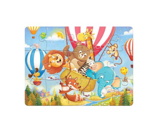 Παζλ Δαπέδου 15τμχ Πάρτι στο Αερόστατο Remoundo | Πάζλ στο MarkCenter