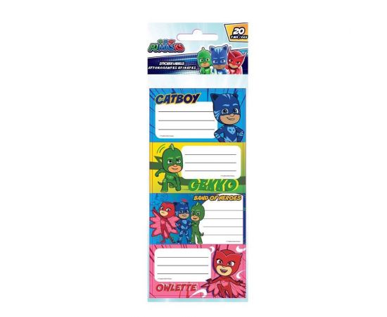 Ετικέτες Αυτοκόλλητες 20τμχ 5φ Pj Masks Διακάκης | Διάφορα Είδη στο MarkCenter