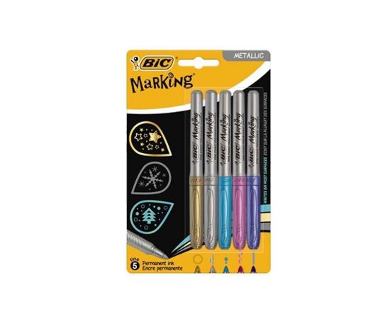 Μαρκαδόροι Ανεξίτηλοι Bic Intensity Pastel 5τμχ Bic | Γραφική Ύλη στο MarkCenter