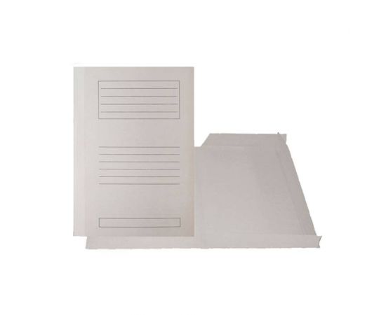 Ντοσιέ Χάρτινο με Πτερύγια 25x35cm Γκρι OEM | Είδη Αρχειοθέτησης στο MarkCenter