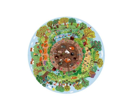 Παζλ Δαπέδου 48τμχ Στρογγυλό Βιόσφαιρα  | Πάζλ στο MarkCenter