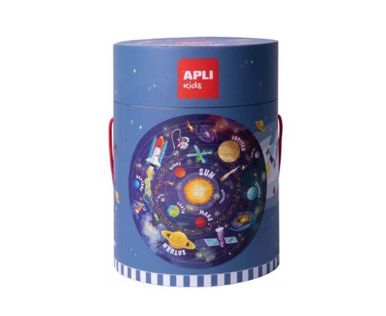 Παζλ Δαπέδου 48τμχ Στρογγυλό Το Ηλιακό Σύστημα APLI | Πάζλ στο MarkCenter