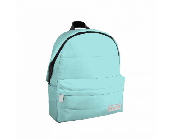 Τσάντα Πλάτης Must Monochrome Puffy Colored Inside Mini Γαλάζιο Must Team | Σχολικές Τσάντες - Κασετίνες στο MarkCenter