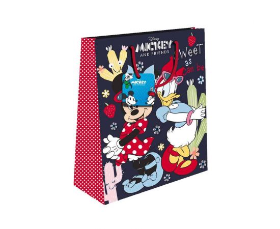 Τσάντα Σακούλα Δώρου Χάρτινη 33x12x45 Mickey & Minnie Διακάκης | Είδη Συσκευασίας στο MarkCenter