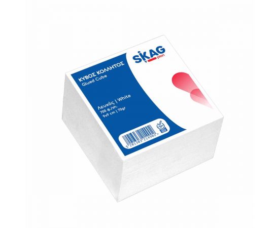 Χαρτάκια Κύβος 9x9 Λευκός Ακόλλητος Skag Μύκονος Skag | Προμήθεια Γραφείου στο MarkCenter