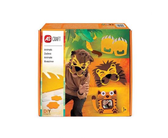 AS Craft Ζωάκια Παιχνίδι Με 3 Χειροτεχνίες DIY | 1038-31006 AS Company | Παιχνίδια για Αγόρια στο MarkCenter