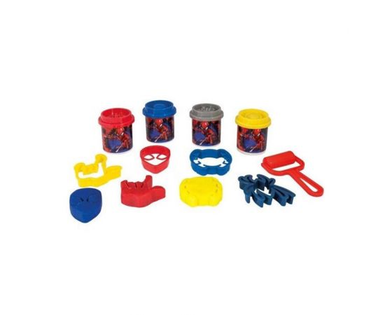 AS Πλαστελίνη Marvel Spiderman Τσάντα Πλάτης Με 4 Βαζάκια-Καπάκια Καλουπάκια & 5 Εργαλεία | 1045-03601 AS Company | Παιχνίδια για Αγόρια στο MarkCenter