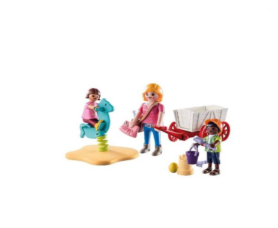 Playmobil City Life Starter Pack Νηπιαγωγός με παιδάκια και καροτσάκι 71258 Playmobil | Playmobil στο MarkCenter