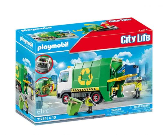 Playmobil City Life Όχημα συλλογής ανακλυκλούμενων απορριμάτων 71234 Playmobil | Playmobil στο MarkCenter