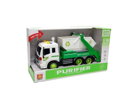 Όχημα Ανακύκλωσης με Κάδο με Ήχο και Φως 1:16 Group | Παιχνίδια για Αγόρια στο MarkCenter