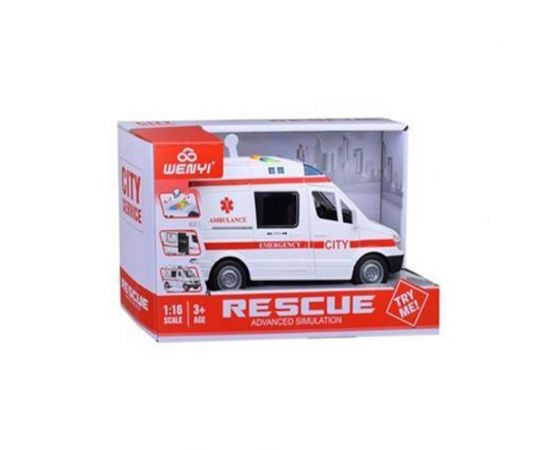 Ασθενοφόρο με Ήχο και Φως 1:16 Group | Παιχνίδια για Αγόρια στο MarkCenter