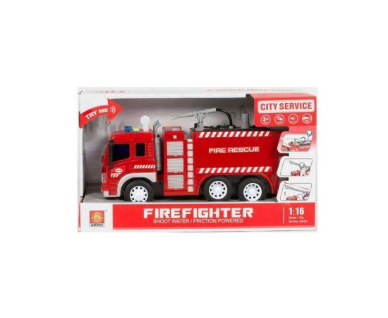 Πυροσβεστική με Αντλία Νερού με Φως και Ήχο 1:16 Group | Παιχνίδια για Αγόρια στο MarkCenter