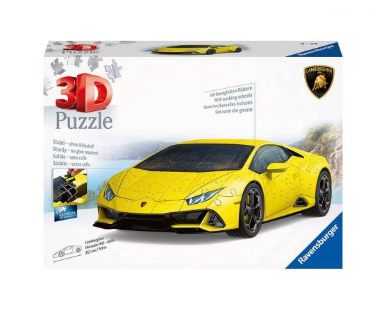 3D Puzzle Lamborghini Huracan EVO 156 τεμ Ravensburger | Πάζλ στο MarkCenter