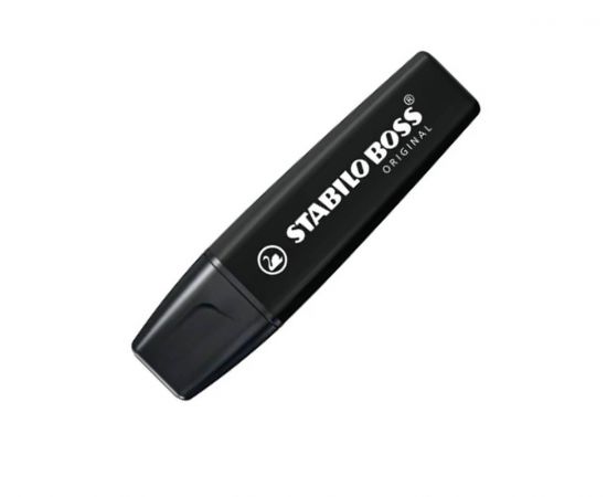 Μαρκαδόρος υπογραμμίσεως Stabilo Boss 70/ Μαύρος Stabilo | Γραφική Ύλη στο MarkCenter