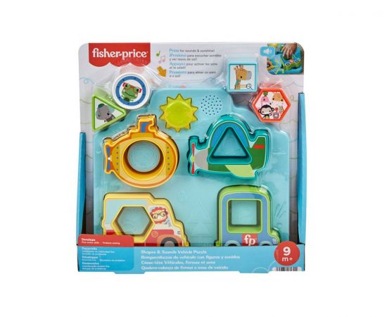 Fisher Price Παζλ Οχημάτων με σχήματα και ήχους HRP31 Fisher Price | Παιχνίδια στο MarkCenter