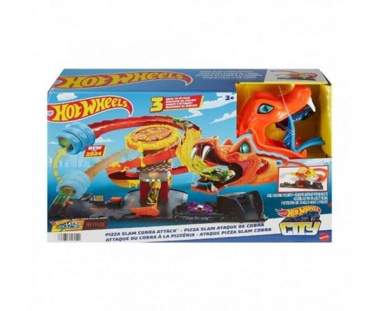 Hot Wheels City Πίστα Pizza Slam Cobra Attack HTN81 Mattel | Οχήματα στο MarkCenter