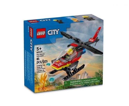 Lego City Fire Rescue Helicopter 60411 Lego | Lego στο MarkCenter