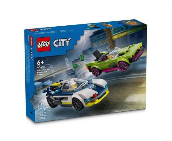 Lego City Police Car and Muscle Car Chase 60415 Lego | Lego στο MarkCenter