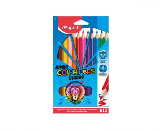 Maped Ξυλομπογιές Strong Χοντρή Maped | Είδη Ζωγραφικής στο MarkCenter