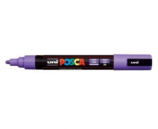 Μαρκαδόρος UNI Posca PC-5M Λιλά Uni-ball | Γραφική Ύλη στο MarkCenter