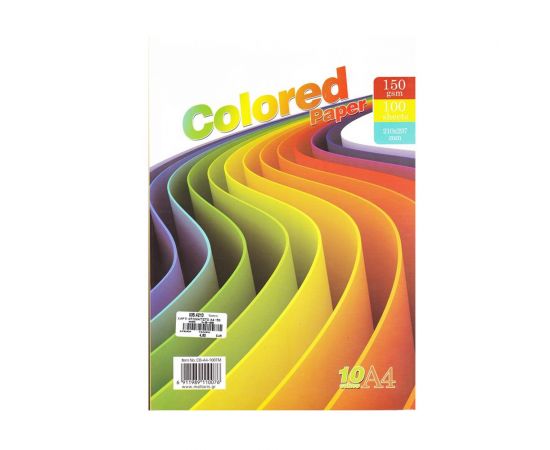 Χαρτί Α4 150gr 100 Φύλλα χρωματιστό χαρτί  Maxleaf  (10 χρώματα) Maxleaf | Χαρτί Εκτύπωσης στο MarkCenter
