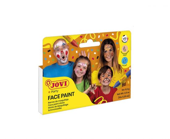 Χρώματα Προσώπου Jovi 10 χρώματα Jovi | Είδη Ζωγραφικής στο MarkCenter