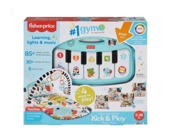 Fisher Price Εκπαιδευτικό Γυμναστήριο - Μουσικό Πιανάκι Fisher Price | Παιχνίδια στο MarkCenter