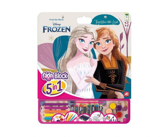 Giga Block Σετ Ζωγραφικής Frozen AS Company | Παιχνίδια για Κορίτσια στο MarkCenter