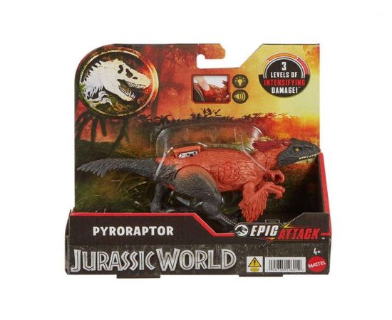 Jurassic World Epic Attack Πυροράπτορας Mattel | Παιχνίδια για Αγόρια στο MarkCenter