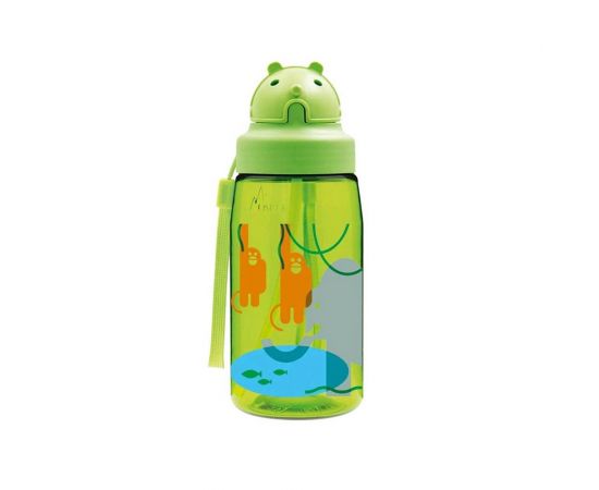 Παγούρι Πλαστικό Polo 848072 με καλαμάκι Laken Jungle  450ml Polo | Παγουράκια - Δοχεία Φαγητού στο MarkCenter