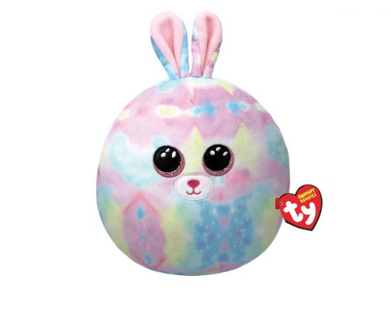 Ty Squishy Beanies Floppity Λαγουδάκι Πολύχρωμο 26cm | 1607-39273 AS Company | Παιχνίδια για Κορίτσια στο MarkCenter