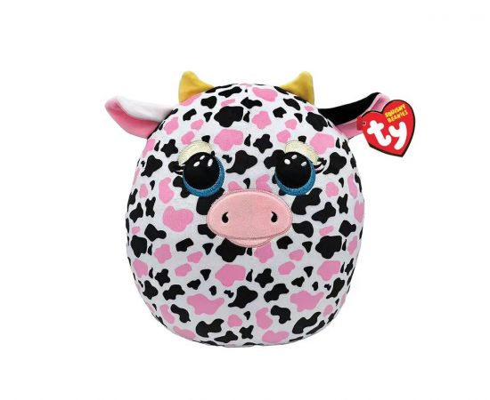 Ty Squishy Beanies Milkshake Αγελαδίτσα Πολύχρωμη 25εκ | 1607-39266 AS Company | Παιχνίδια για Κορίτσια στο MarkCenter