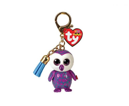 Ty Κλιπ Mini Boos Moonlight Μωβ Κουκουβάγια | 1607-25054 AS Company | Παιχνίδια για Κορίτσια στο MarkCenter