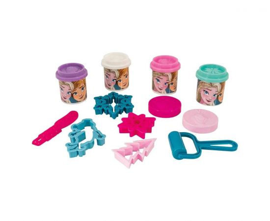 Κουβαδάκι με 4 βαζάκια πλαστελίνης Frozen AS Company | Παιχνίδια για Κορίτσια στο MarkCenter