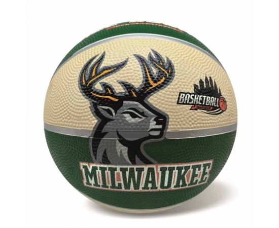 Μπάλα Μπάσκετ  Λαστιχένια Milwaukee  35/366 680γρ Star Toys | Μπάλες - Μπαλάκια στο MarkCenter