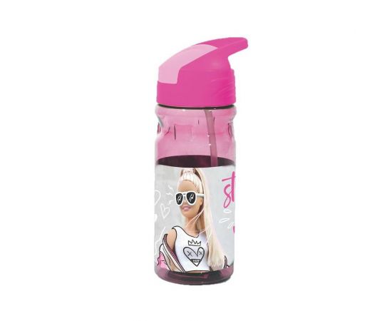Παγούρι Πλαστικό Gim 571-18203 Flip Barbie 500Ml GIM | Παγουράκια - Δοχεία Φαγητού στο MarkCenter
