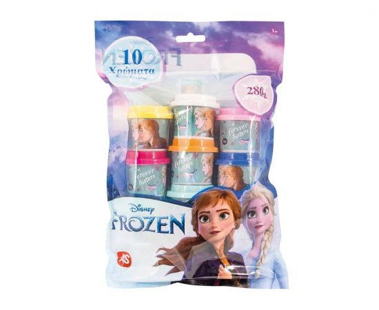 Πλαστελίνη Frozen Βαζάκια 10τμχ x 28gr AS Company | Παιχνίδια για Κορίτσια στο MarkCenter